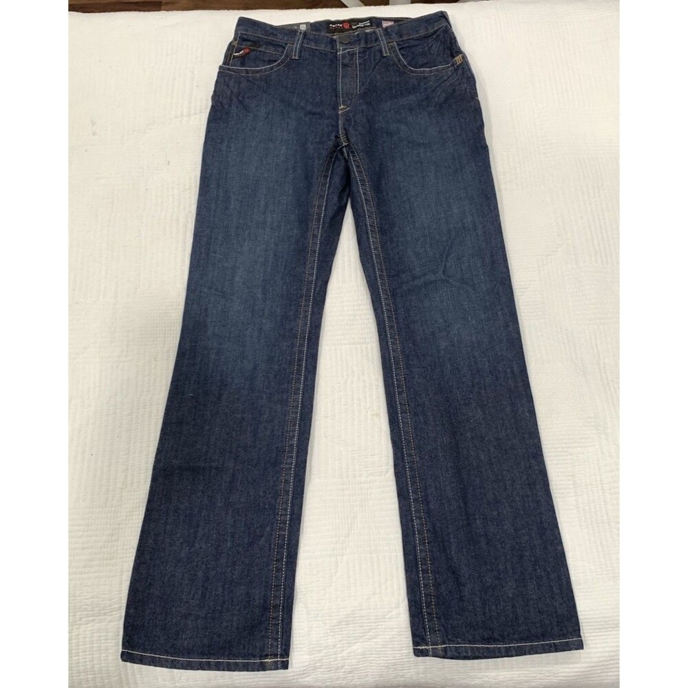 NWT Ariat M5 Straight Leg FR Flame Resistant Work Jeans Men 35x36 Cat 2